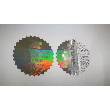 Custom tamper evident hologram sticker VOID if removed 3D holographic sticker